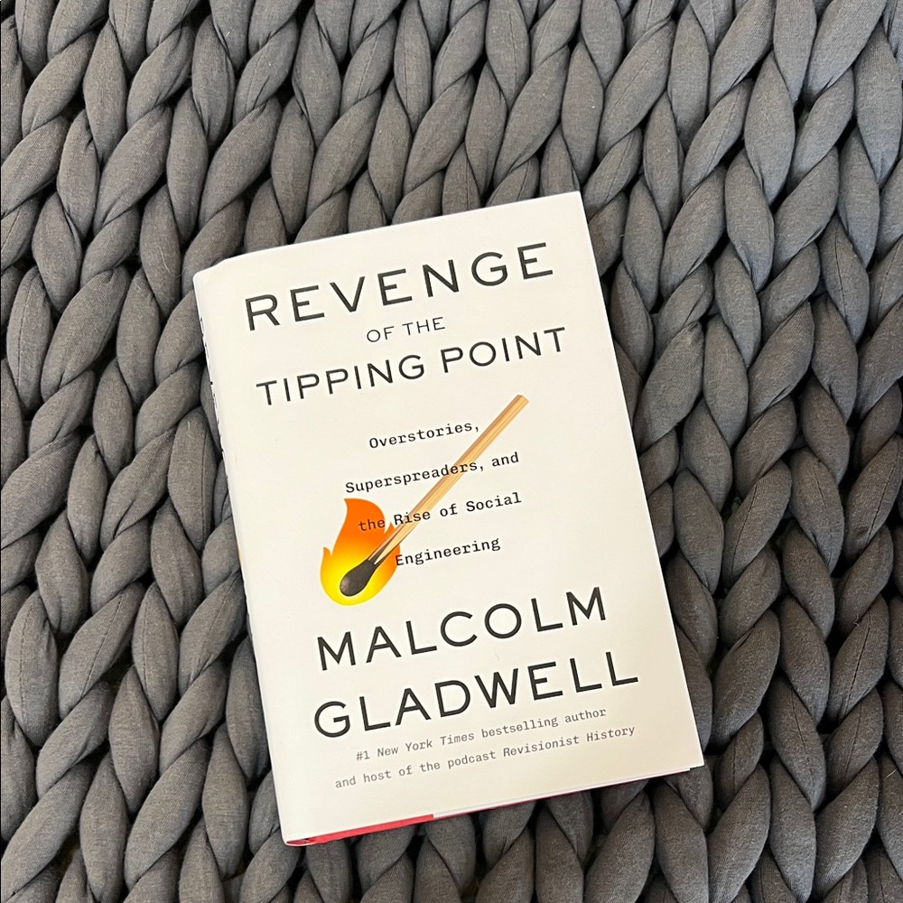 Signed Copy of Malcolm Gladwell Revenge of the Tipping Point book